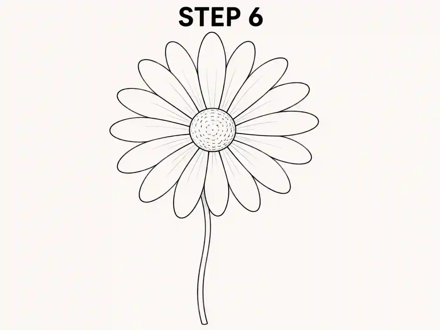 simple daisy drawing daisy drawing easy
