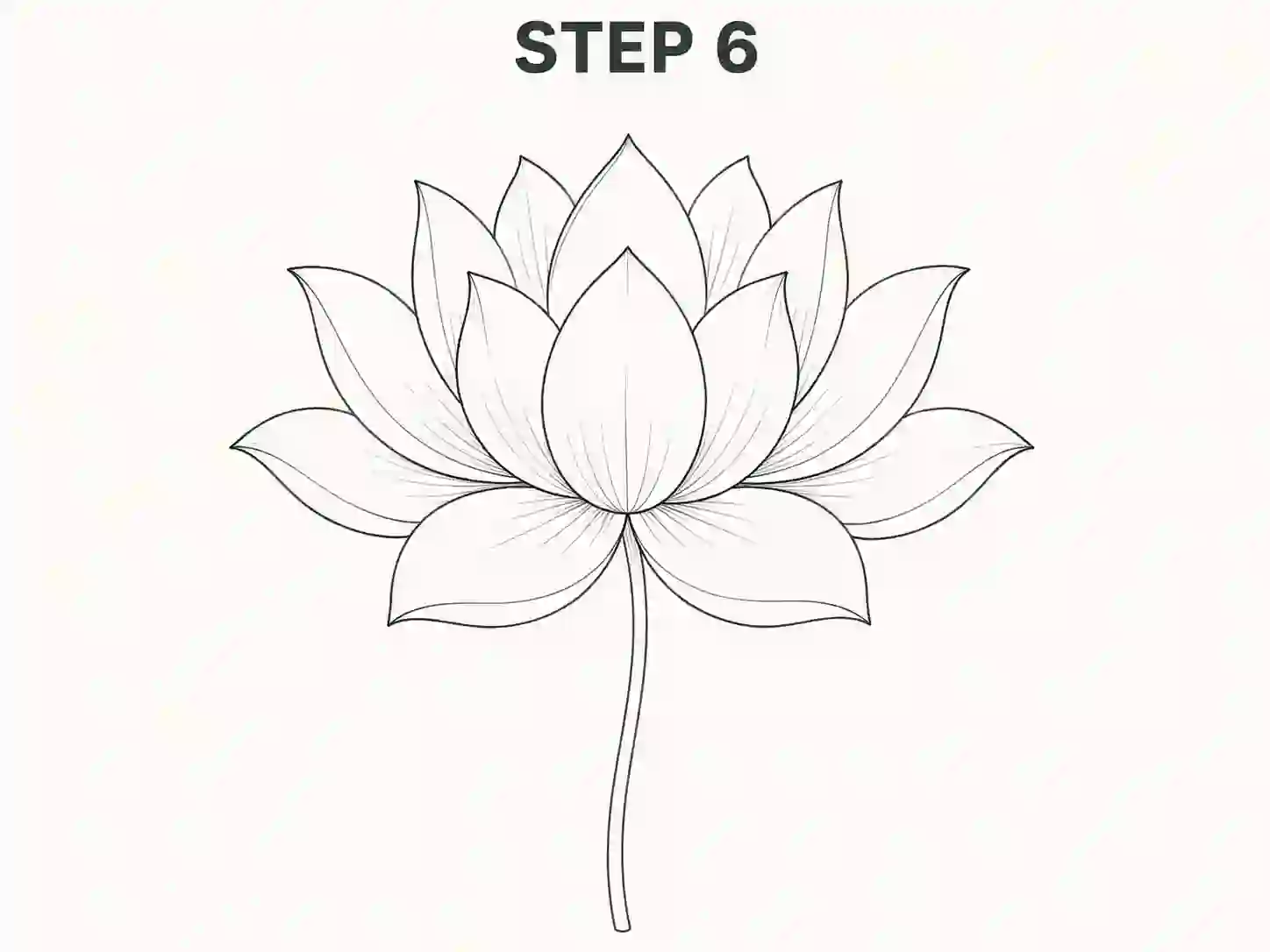 drawing of lotus flower lotus flower drawing outline