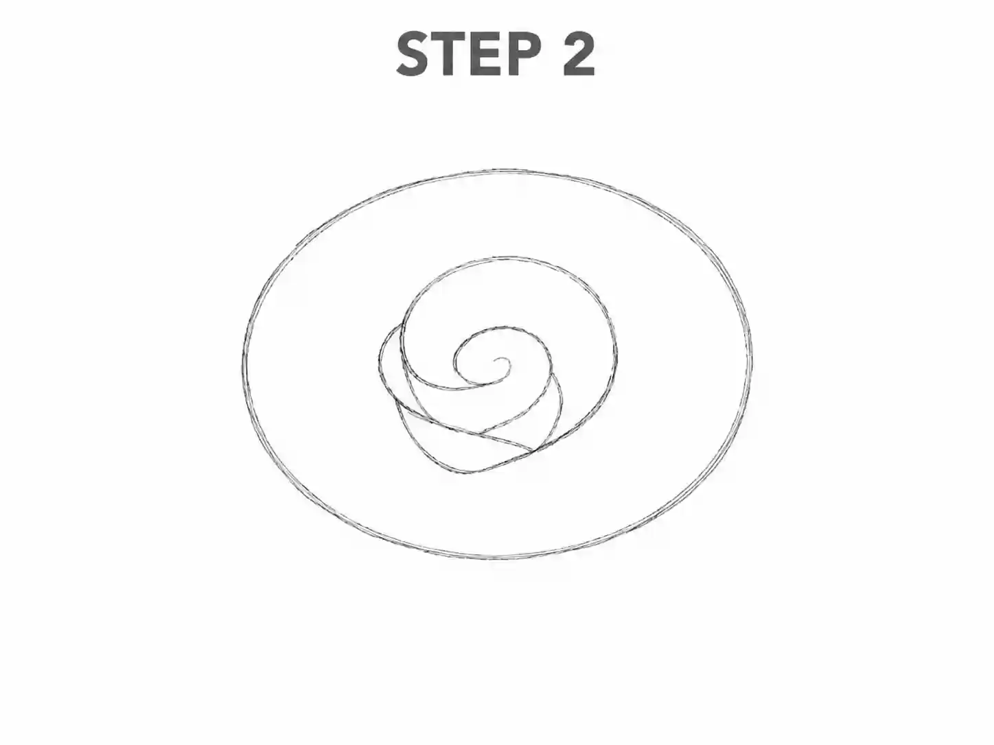 Add the first folded petals