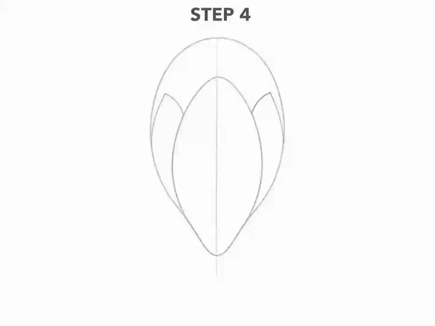 Add the side tulip petals